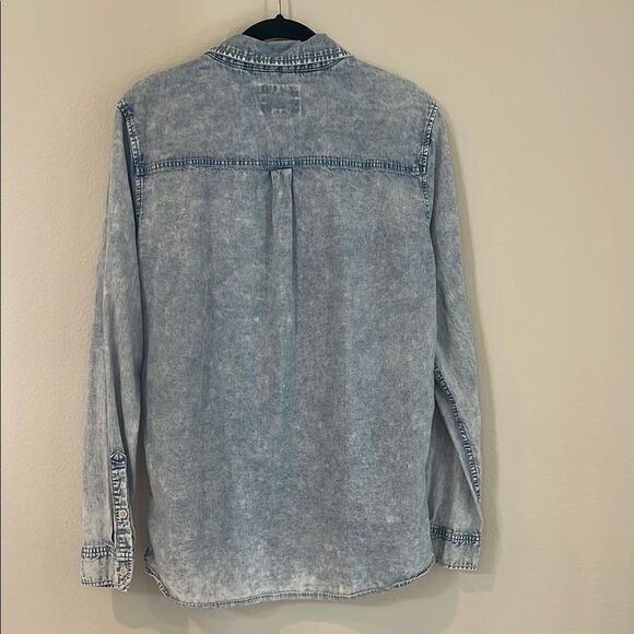 Cotton-On Denim Button-Up Shirt - Picture 5 of 5